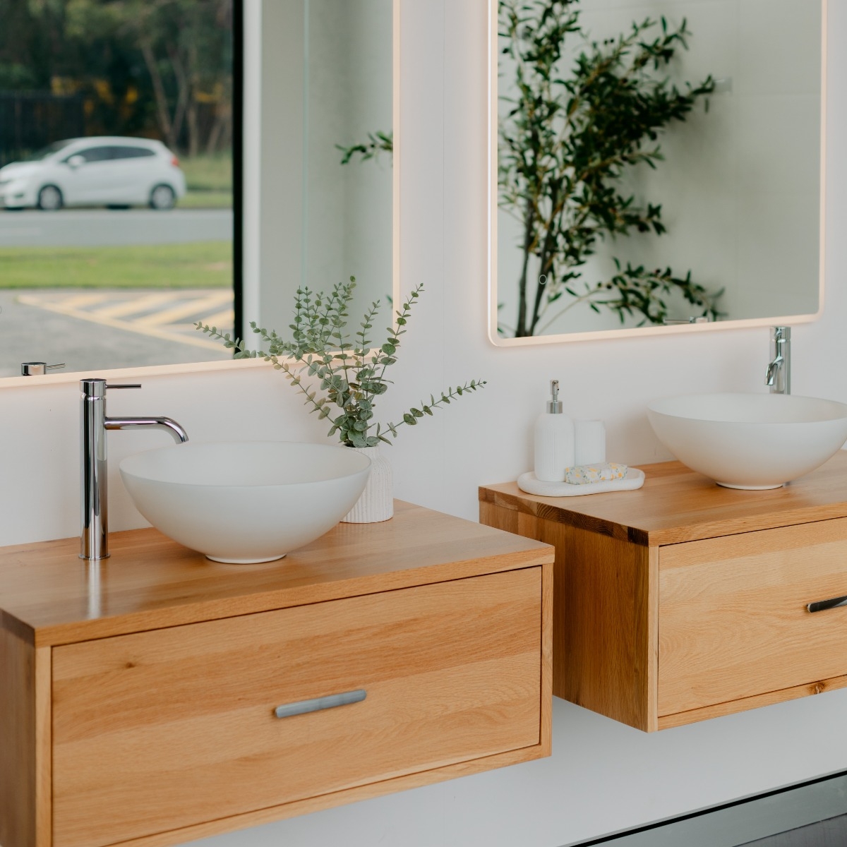 Timber Bathroom Vanities