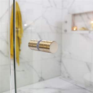 Shower Handle Brushed Brass