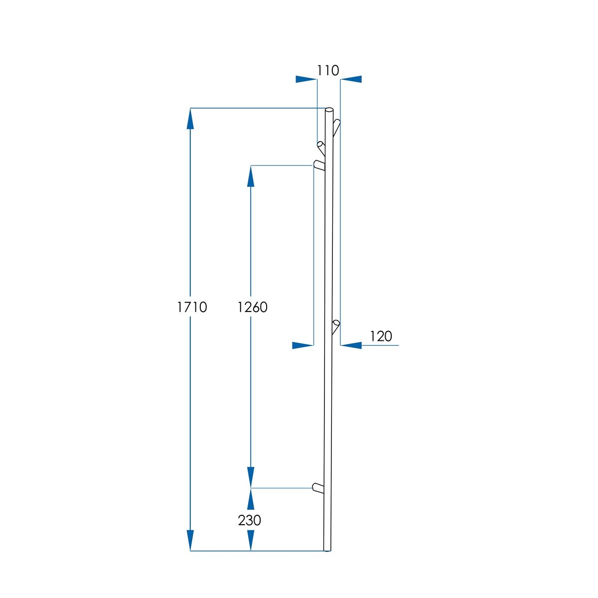 Heated Towel Rack Chrome Highgrove Bathrooms