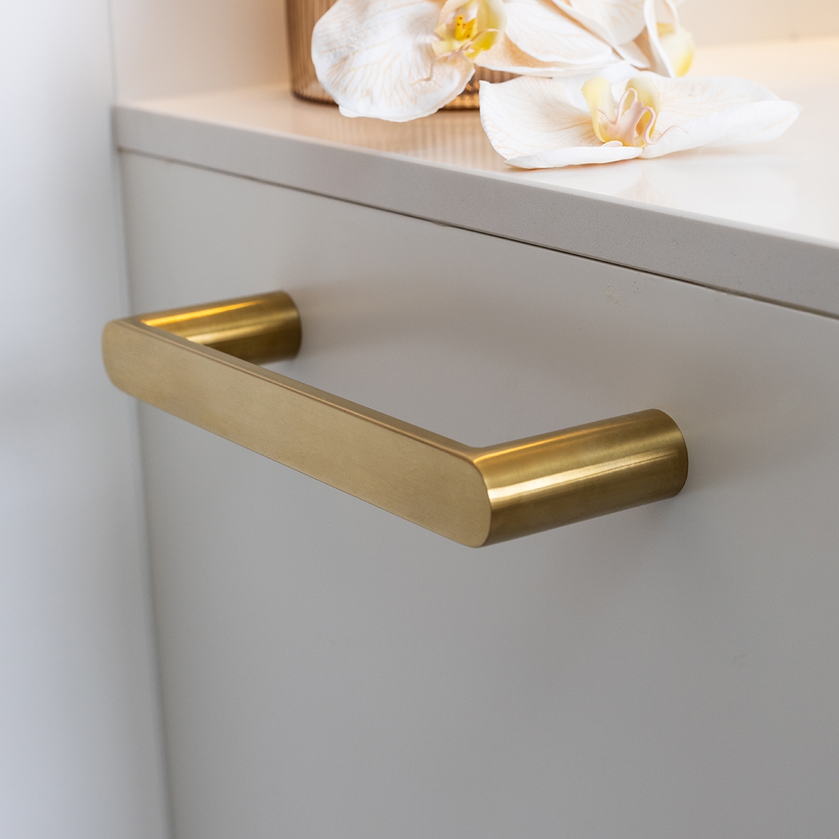 Hand Towel Holder Brushed Brass Highgrove Bathrooms