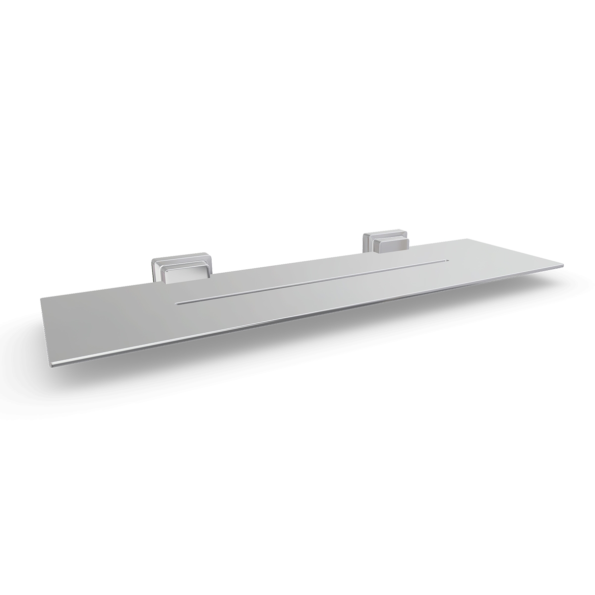 Chrome hotsell bathroom shelf