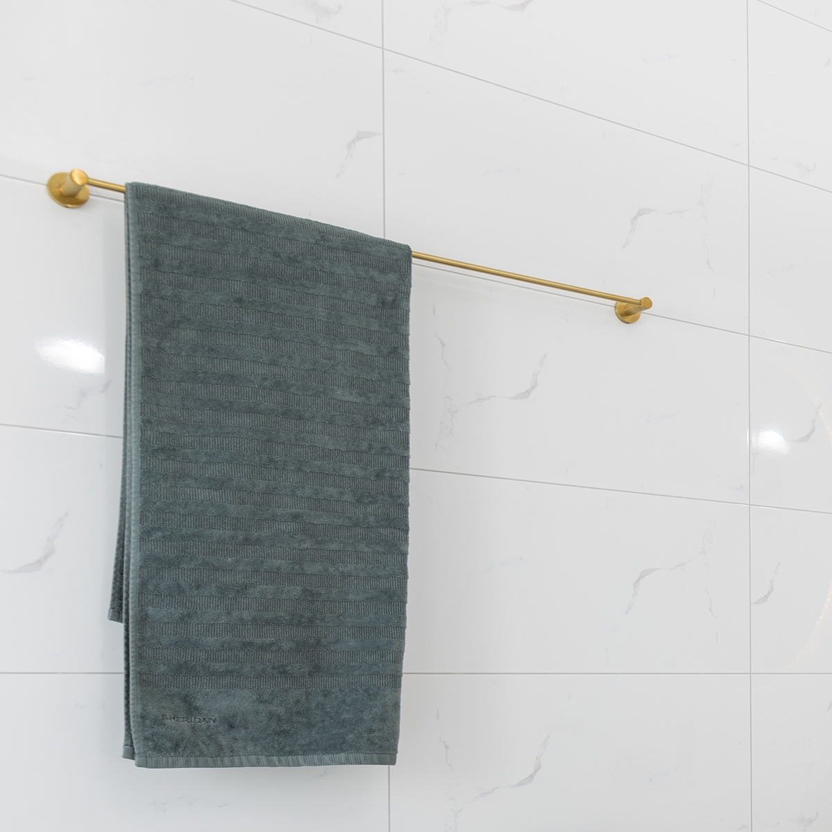 Towel Rail Brushed Brass 750mm Highgrove Bathrooms