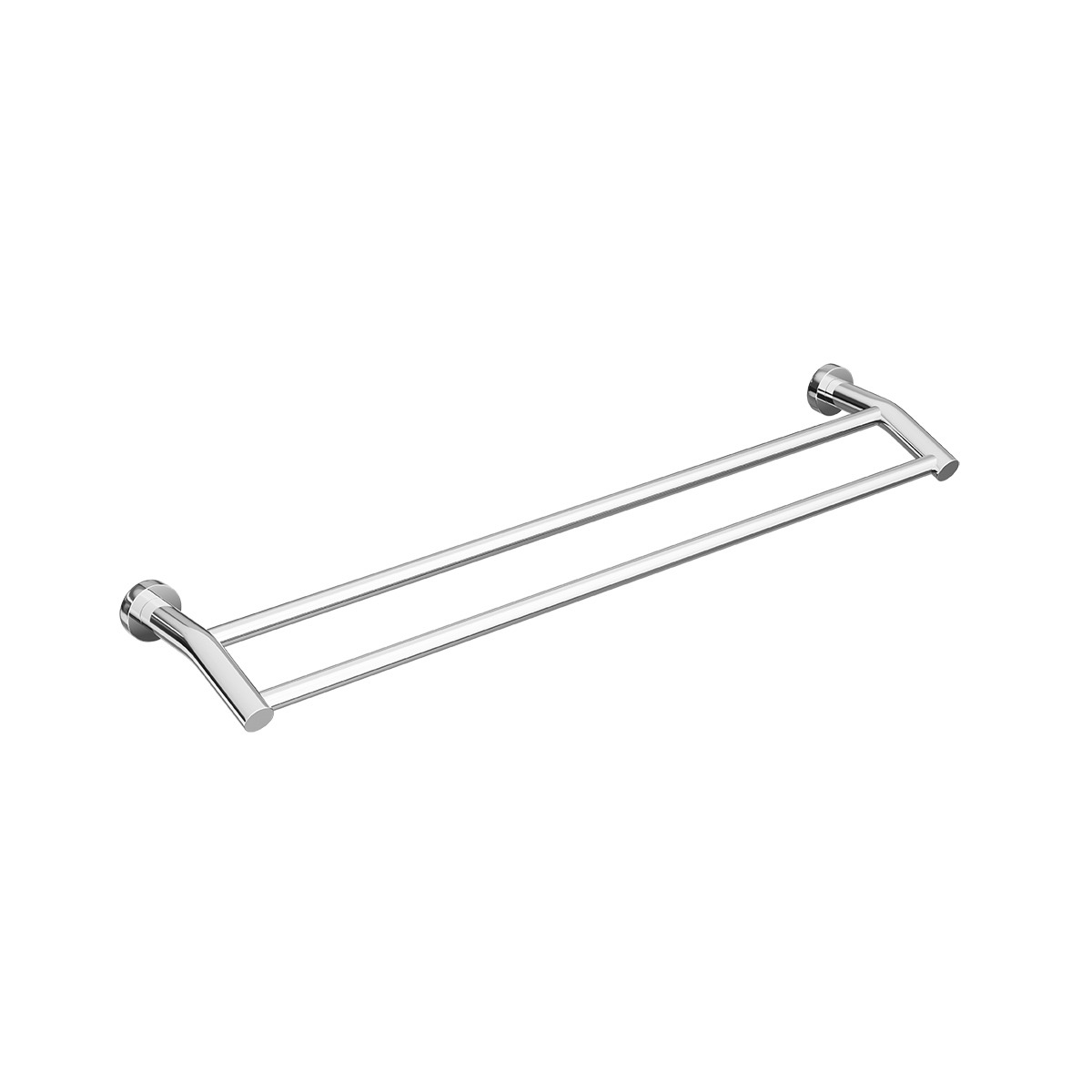 Double Towel Rail Chrome 600mm Highgrove Bathrooms
