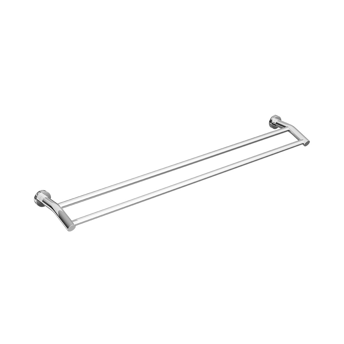 Double Towel Rail Chrome 750mm Highgrove Bathrooms