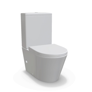 SPIN Rimless Wall Faced Toilet Suite